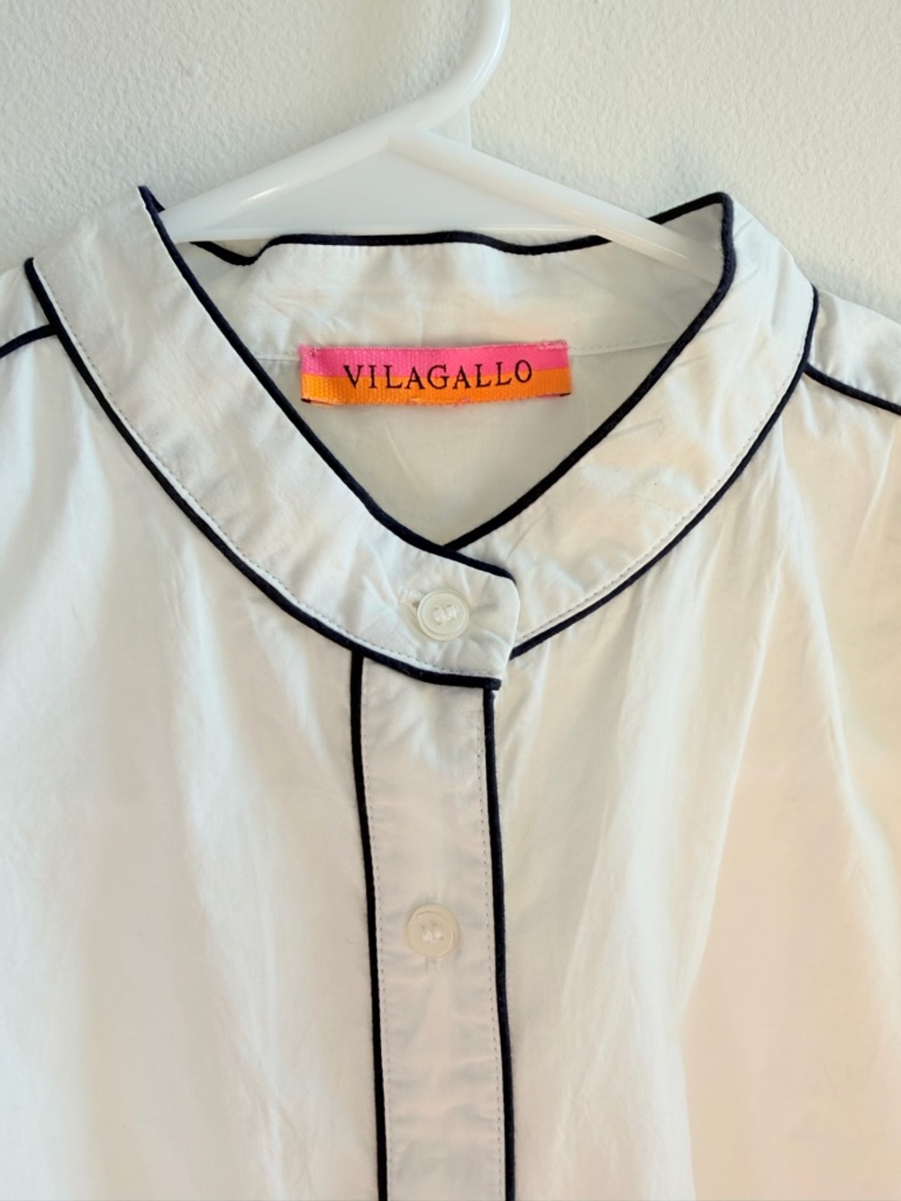 Vilagallo Fabiana Bead Stars Sleeve Blouse - Picture 3 of 7